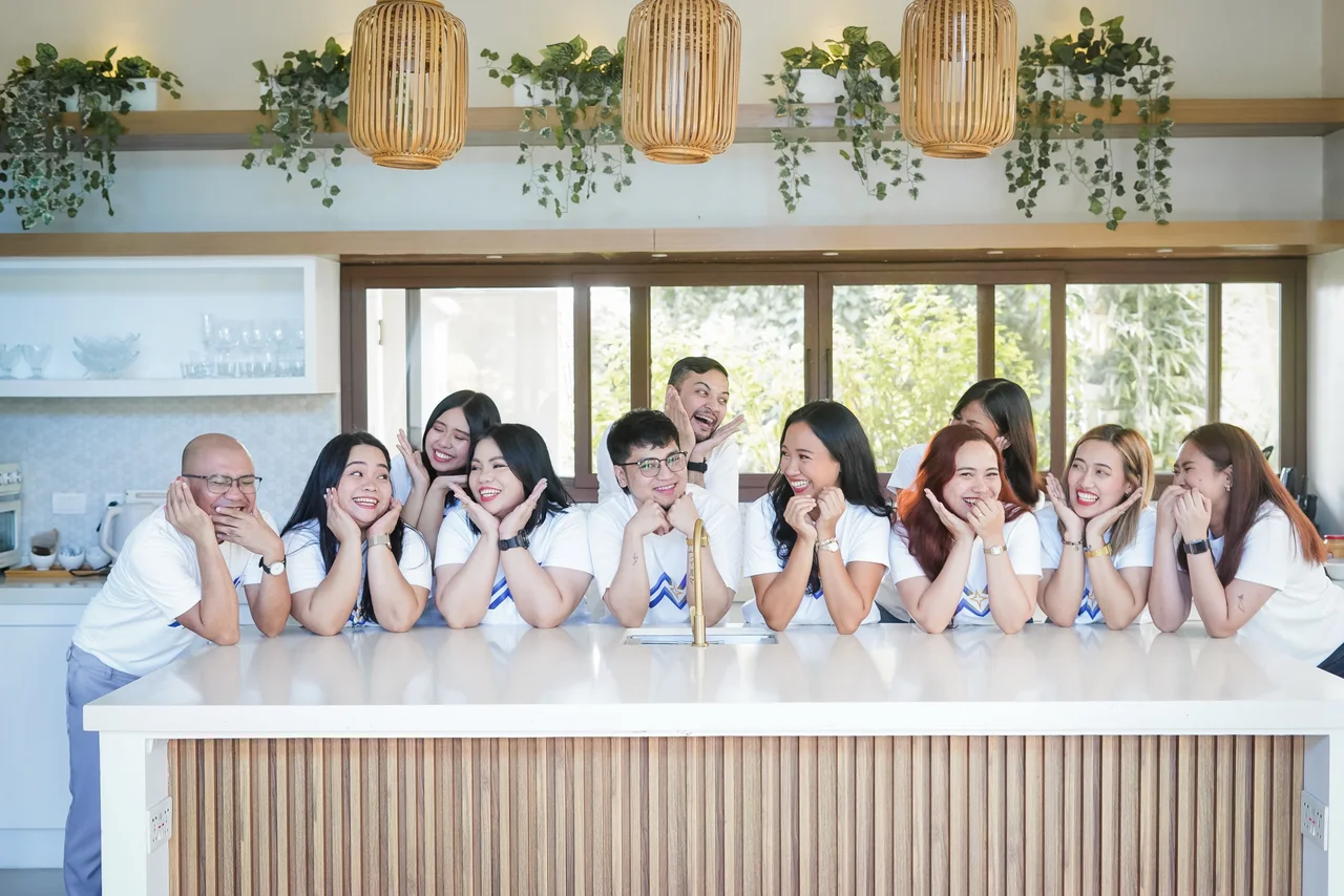 The Dream Assistant team enjoying a lighthearted moment together
