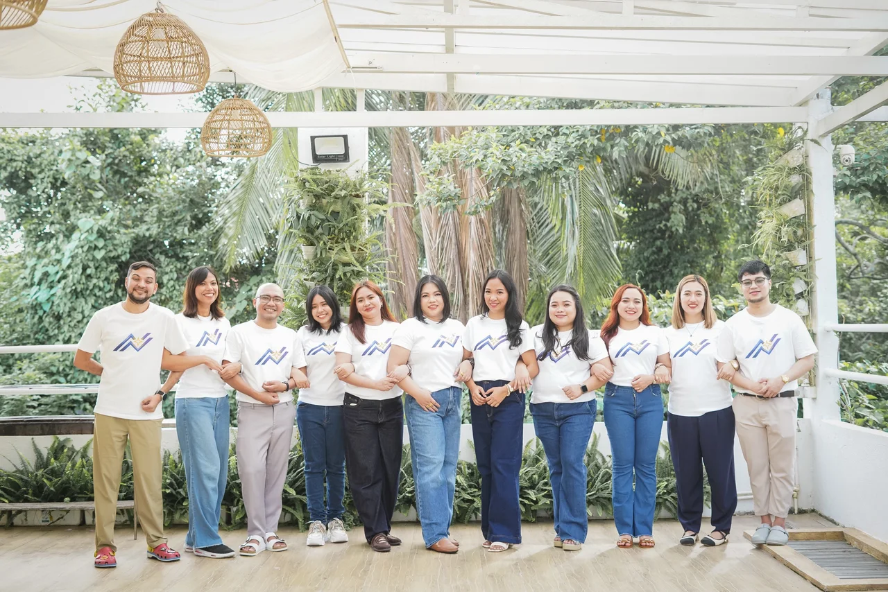 Smiling team members